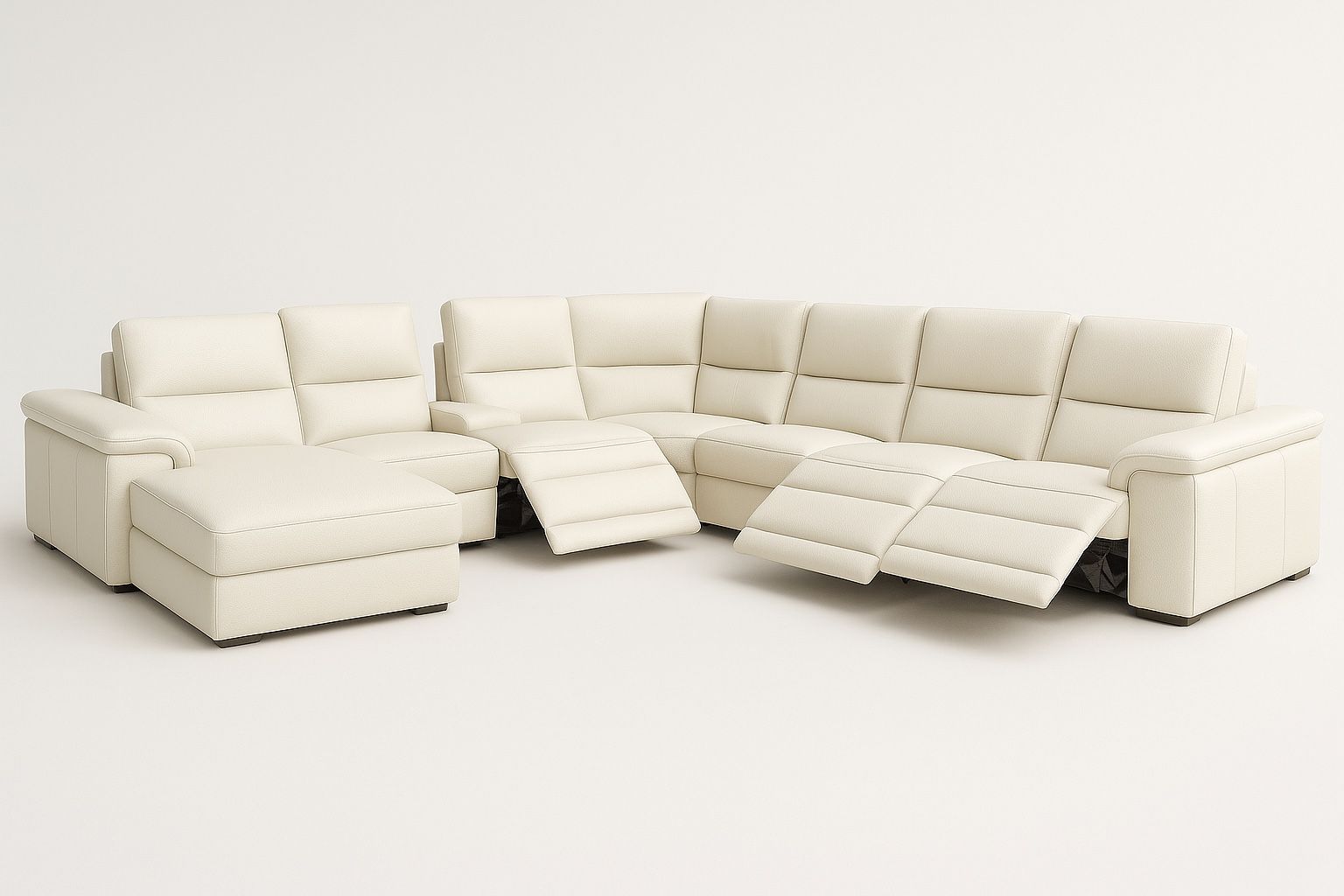 Natuzzi Italia leather sectional