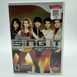 Disney Sing It: Pop Hits Game Only (Nintendo Wii, 2009) Complete Tested