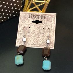 Beautiful Multi Tone Dangling Earrings 