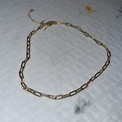 18 Inch Real 18k Gold Over Stainless Steel