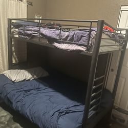 Bunkbed Futon/couch  Frame For Twin And Queen Beds .. Beds Not Included (only Selling Frame )