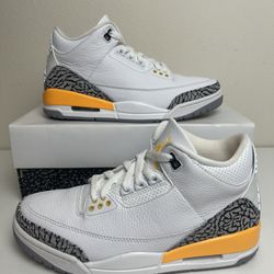Women’s Jordan 3 Laser-Orange Size 8 (Women, Men’s 6.5)