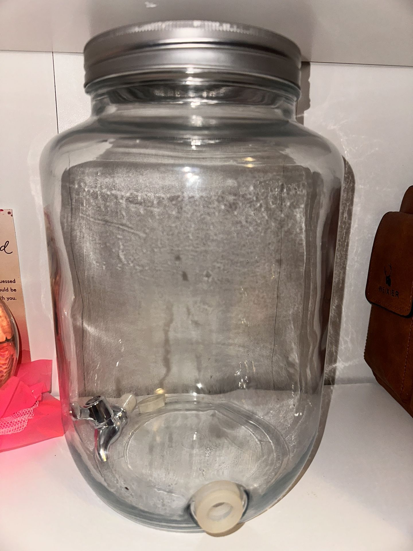 Glass Dispensers & Air Mattress