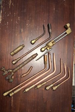 Victor brand cutting torch and attachments
