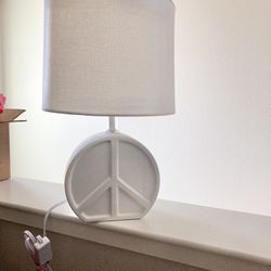 New, Peace Sign Lamp 