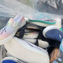 Bag Of 30 Pairs Of Shoes. Marked New