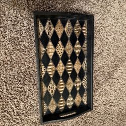 Beautiful Diamond Animal print tray