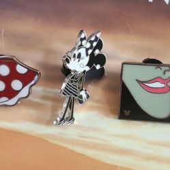 N. Peoria Disney Trading Pins Minnie Mouse Dress Minnie Mouse B & W Dress Fashion Malificent Disney Villains 2017 3 Total Please Read The For Pick Up 