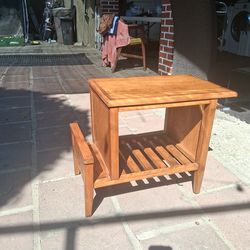 Vintage Wooden side magazine table