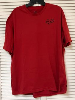 Fox Racing Ranger Mens Red Short Sleeve Polartec Performance Shirt - Large VGUC