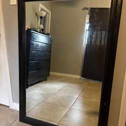 Large Antique Mirror from Cushman Colonial Creation (4 Feet Tall) 