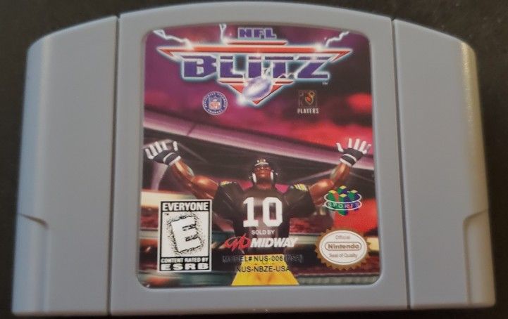 NFL Blitz Nintendo 64 Video Game Cartridge N64