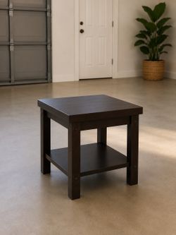 Brown Square end table