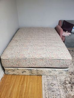 Mattress with spring box