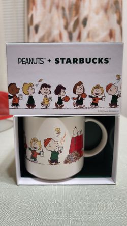 Peanuts + Starbucks collaboration ceramic mug