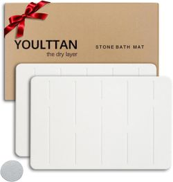 Youlttan Stone Bath Mat 2-Pack