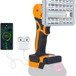 Cordless LED Work Light Compatible with Makita 18V Battery