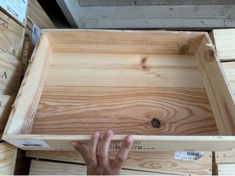 Wooden Wine Box NO LID (20L x 13W x 4H)