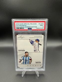 2023 Ohtani/Messi PSA 9 Exclusive Legends Edition