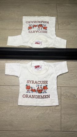 Vintage 1990s Kids / Toddlers Syracuse Orangemen Character Single Stitch Shirt
