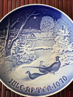 1970 - B&G Coppehagen Christmas Plate