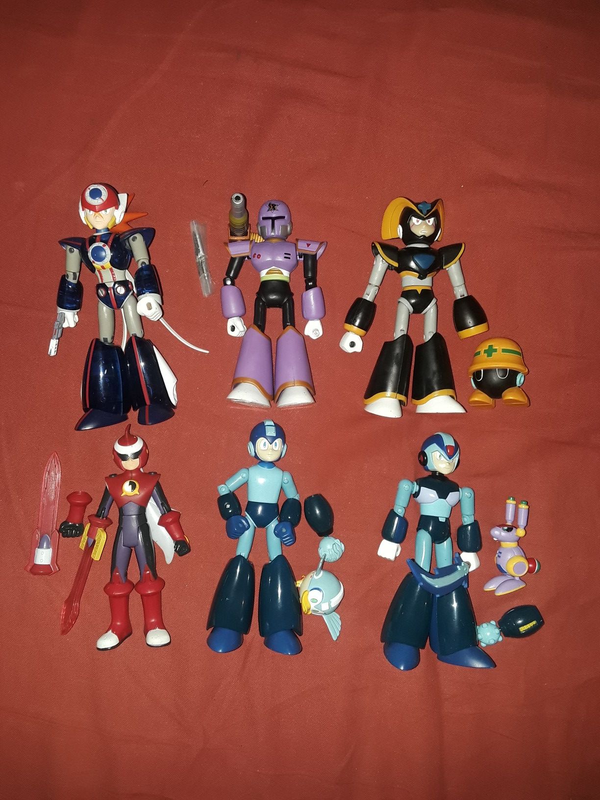 Megaman anniversary figure lot