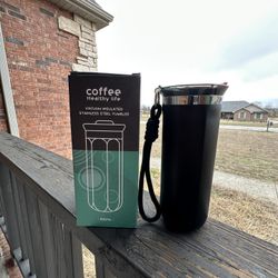 New,17 oz Stainless Steel Insulated Coffee Mug, Coffee Tumbler, Double Wall Vacuum Travel Coffee Mug