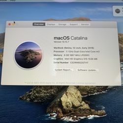 Macbook early 2016, 12 inch, M3 core, with warranty