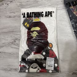 BAPE A Bathing Ape Graphic Tee / Baby Milo On The Top.