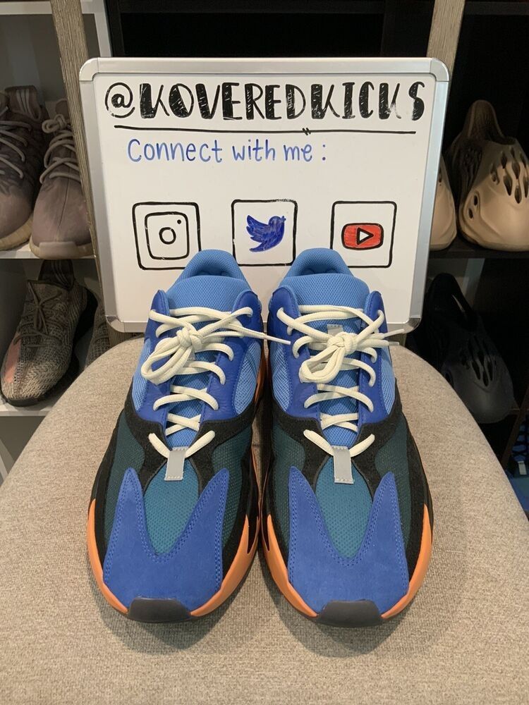 Adidas Yeezy Boost 700 V1 Bright Blue RF Size CLEAN IN BOX