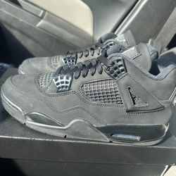 Size 8.5 Nike Jordan 4 Black Cat Men's 🐈‍⬛✨ 
