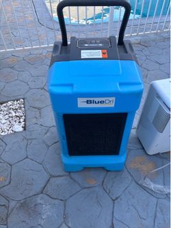 Blue DRI commercial dehumidifier