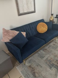 Velvet Sofa Bed