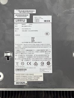 Cisco Catalyst WS-C3560CX-12PC-S Switch