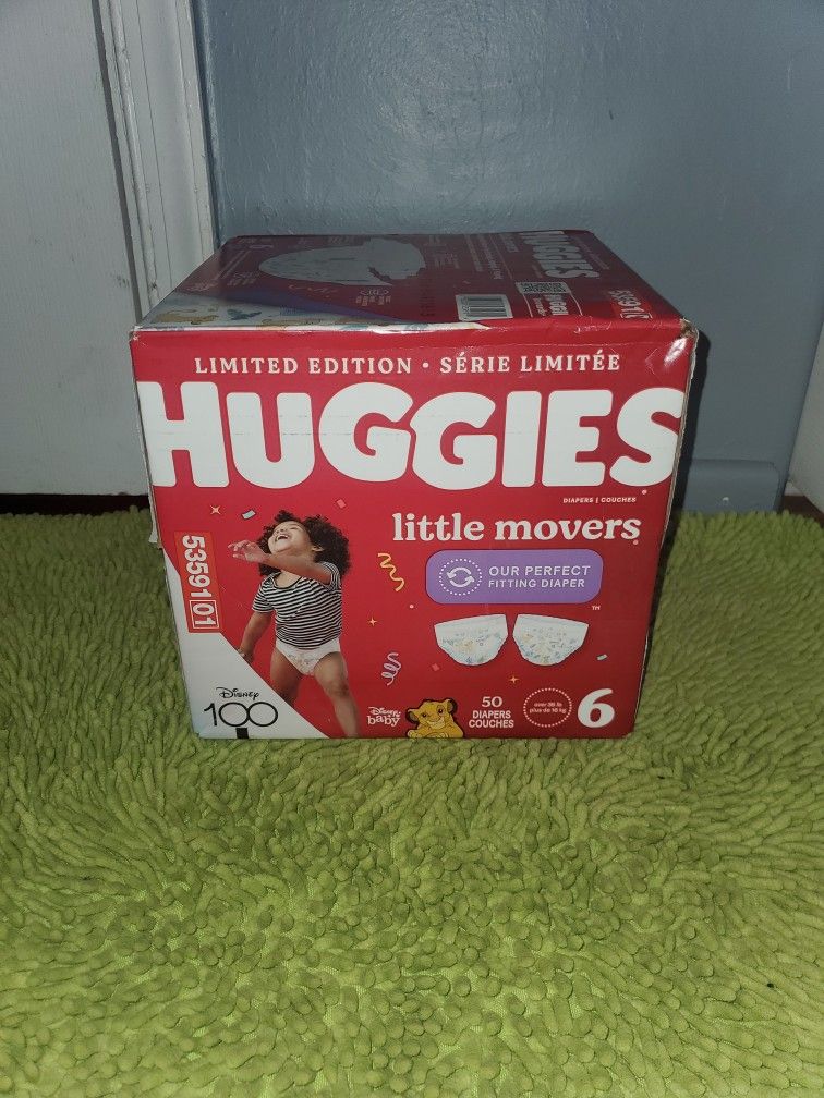 Huggies Little Movers 50 Diapers Size 6