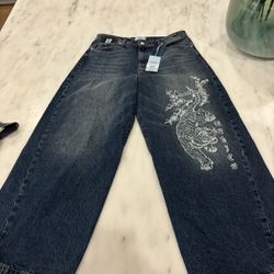 Revice Los Angeles Jeans Size 29 – New with Tags – Embroidered Tiger  ⸻  👖 DESCRIPCIÓN (EN INGLÉS – eBay / OfferUp)  Authentic Revice Los Angeles jea