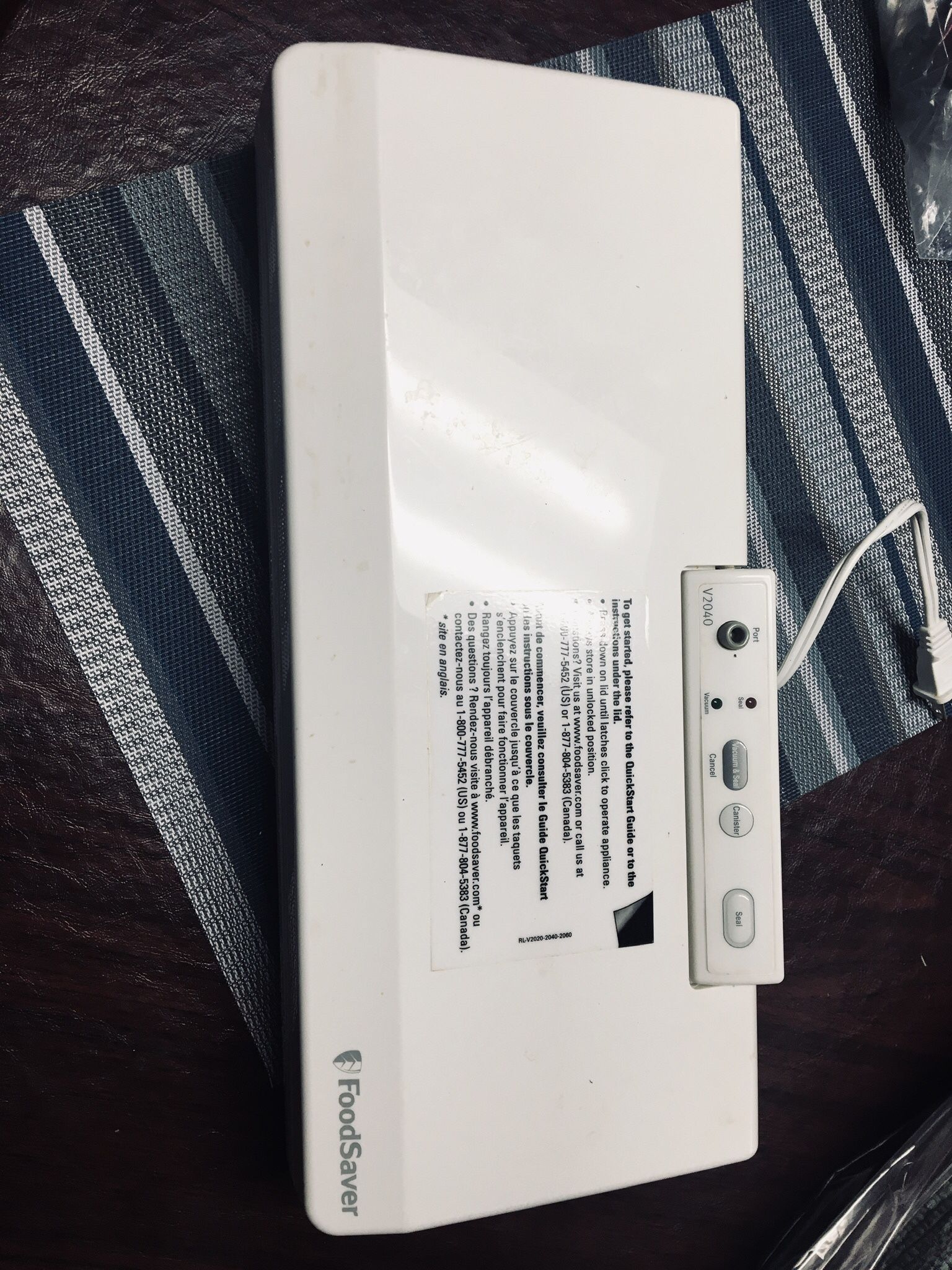 FoodSaver Bag Sealer And Vacuum