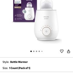Philips Avent Fast Baby Bottle Warmer (Like New)
