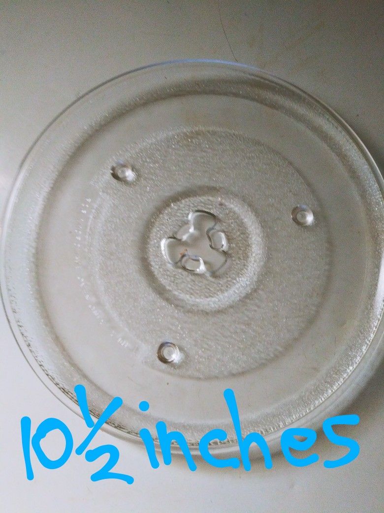 3 Glass Microwave Turntables