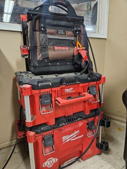 Milwaukee packout 22 inch rolling modular tool box veto pro pac xl