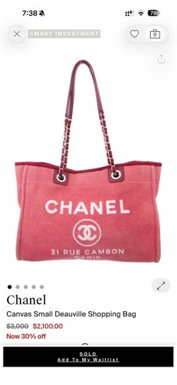 Authentic Chanel Tote Bag