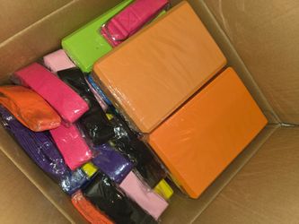NYVEER 36 pcs yoga block and strap set