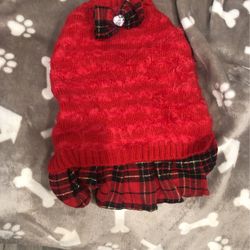 Red Dog Sweater Dress