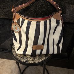 Dooney & Bourke Zebra Print Handbag