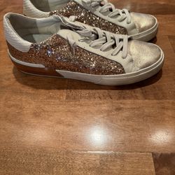 Woman’s dolce Vita Glitter Sneakers Shipping Avaialbe 