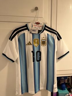 Lionel Messi Argentina Home Jersey Size Youth Large