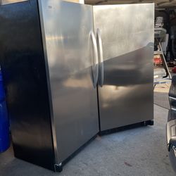 2 PC, Kenmore Elite Refrigerator & Freezer USED