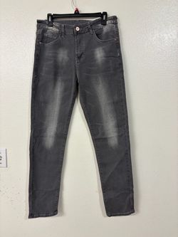 Gray Slim Fit Denim Jeans