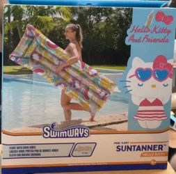 SwimWays Hello Kitty Suntanner Pool Float