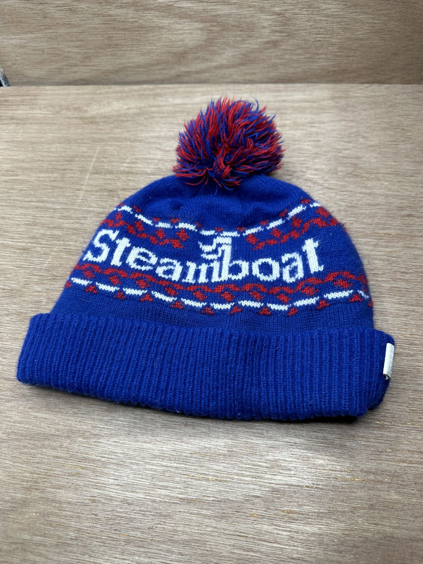 Steamboat Springs Hat winter pom beanie cuff gray COAL skiing Colorado cap